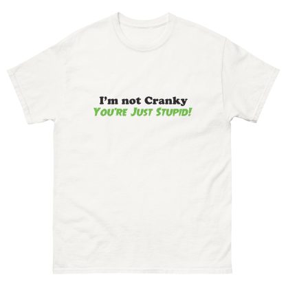 I'm Not Cranky You're Just Stupid Unisex classic tee - Image 11