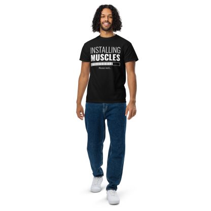 Installing Muscles Please Wait... Unisex DryBlend® T-Shirt