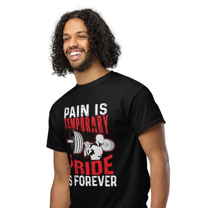 Pain is Temporary Pride is Forever Unisex DryBlend® T-Shirt - Image 3