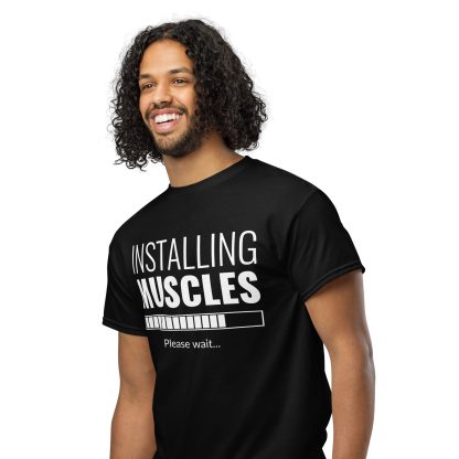 Installing Muscles Please Wait... Unisex DryBlend® T-Shirt - Image 3
