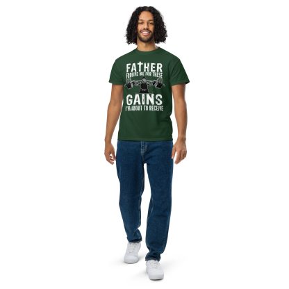 Father Forgive Me For These GAINS I'm About To Receive Unisex DryBlend® T-Shirt - Image 17
