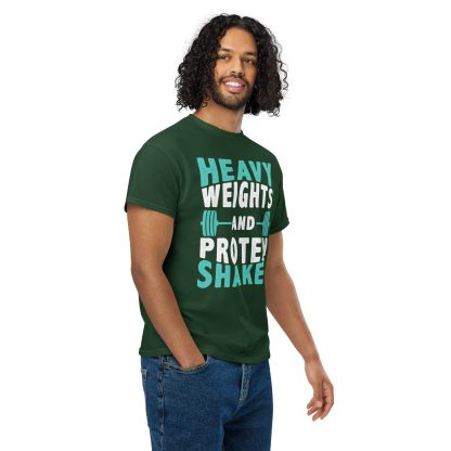 Heavy Weights and Protein Shakes Unisex DryBlend® T-Shirt - Image 20