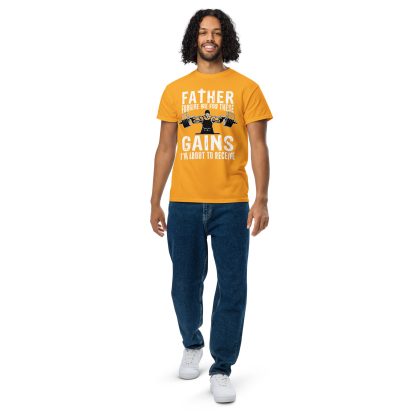 Father Forgive Me For These GAINS I'm About To Receive Unisex DryBlend® T-Shirt - Image 45