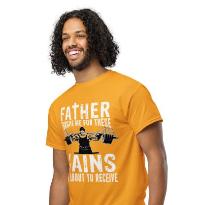 Father Forgive Me For These GAINS I'm About To Receive Unisex DryBlend® T-Shirt - Image 47