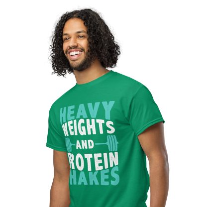 Heavy Weights and Protein Shakes Unisex DryBlend® T-Shirt - Image 31
