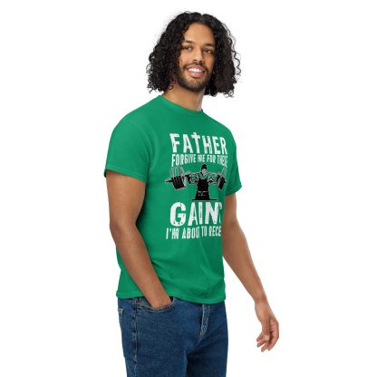 Father Forgive Me For These GAINS I'm About To Receive Unisex DryBlend® T-Shirt - Image 36