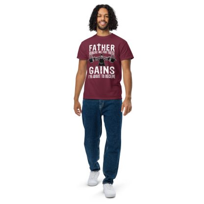 Father Forgive Me For These GAINS I'm About To Receive Unisex DryBlend® T-Shirt - Image 13