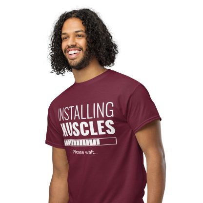 Installing Muscles Please Wait... Unisex DryBlend® T-Shirt - Image 15
