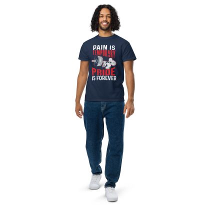 Pain is Temporary Pride is Forever Unisex DryBlend® T-Shirt - Image 5
