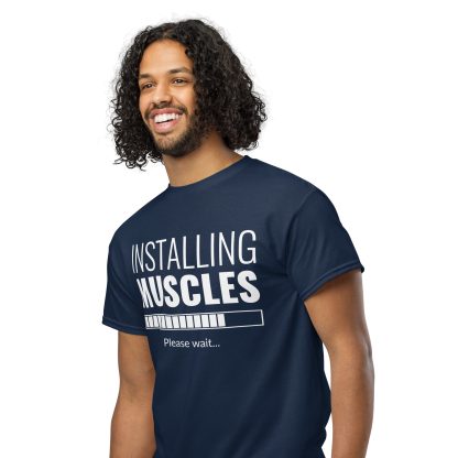 Installing Muscles Please Wait... Unisex DryBlend® T-Shirt - Image 7