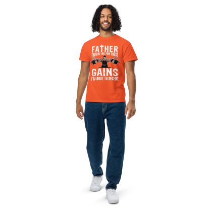 Father Forgive Me For These GAINS I'm About To Receive Unisex DryBlend® T-Shirt - Image 37