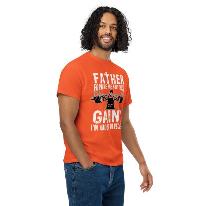 Father Forgive Me For These GAINS I'm About To Receive Unisex DryBlend® T-Shirt - Image 40