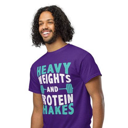 Heavy Weights and Protein Shakes Unisex DryBlend® T-Shirt - Image 11