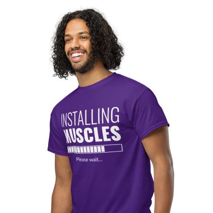 Installing Muscles Please Wait... Unisex DryBlend® T-Shirt - Image 11