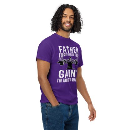 Father Forgive Me For These GAINS I'm About To Receive Unisex DryBlend® T-Shirt - Image 12