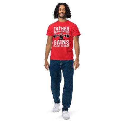 Father Forgive Me For These GAINS I'm About To Receive Unisex DryBlend® T-Shirt - Image 25