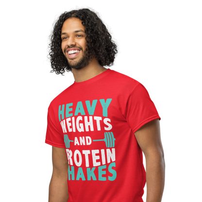 Heavy Weights and Protein Shakes Unisex DryBlend® T-Shirt - Image 27