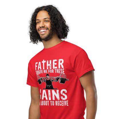 Father Forgive Me For These GAINS I'm About To Receive Unisex DryBlend® T-Shirt - Image 27