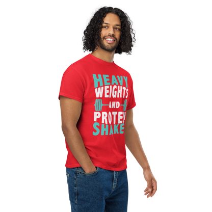 Heavy Weights and Protein Shakes Unisex DryBlend® T-Shirt - Image 28