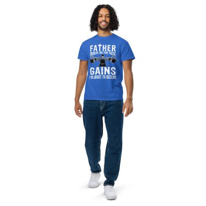 Father Forgive Me For These GAINS I'm About To Receive Unisex DryBlend® T-Shirt - Image 29