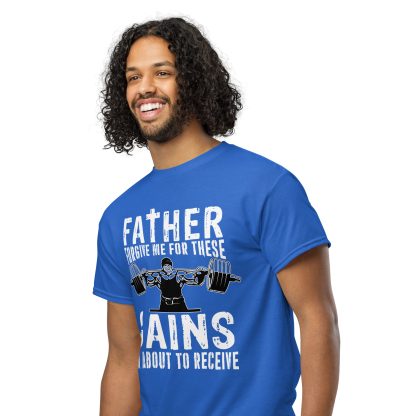 Father Forgive Me For These GAINS I'm About To Receive Unisex DryBlend® T-Shirt - Image 31