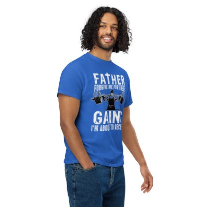 Father Forgive Me For These GAINS I'm About To Receive Unisex DryBlend® T-Shirt - Image 32
